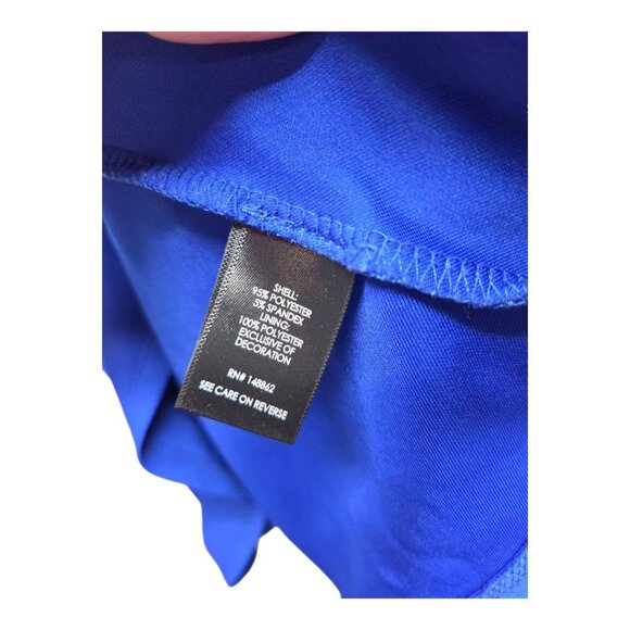 Torrid Scuba Strappy Peplum Top - Picture 7 of 11